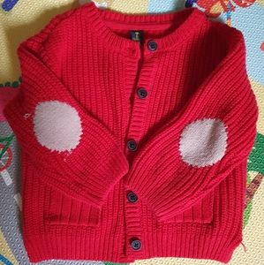 Red Cute Cardigan